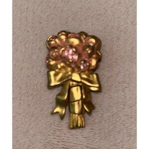 Estee Lauder 2000 pink Flowering Bouquet "Beautiful"  Perfume Empty Compact Only